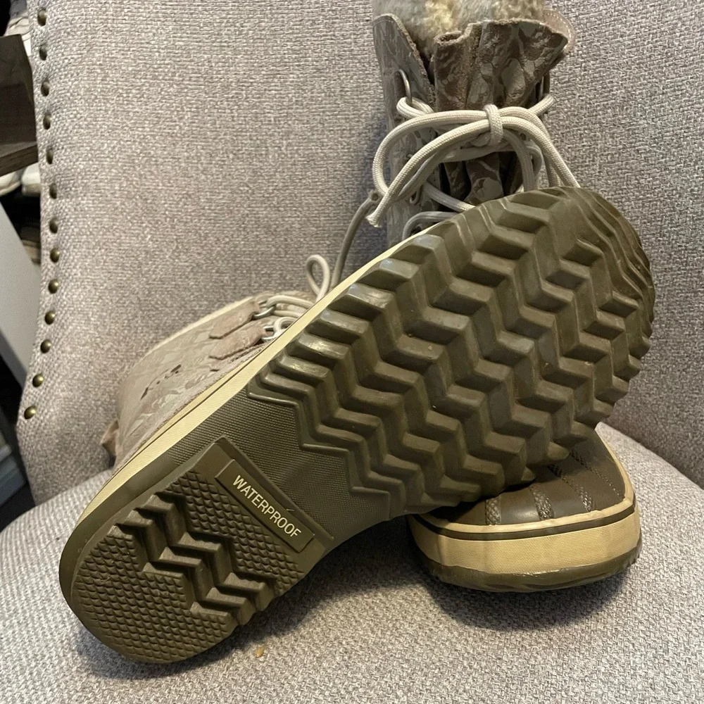 SOREL- Women's Green 1964 PAC Waterproof Snow Boots size 10 - Picture 5 of 6